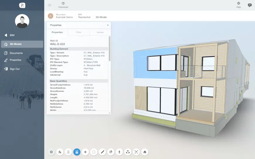 NOVABIM 5D Latvia NOVA BIM 5D projekto paveikslėlis